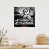 Inspirerende Citaat - Motivatie Poster van de Werk (Keuken)