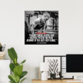 Inspirerende Citaat - Motivatie Poster van de Werk (Thuiskantoor)