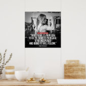 Inspirerende Citaat - Motivatie Poster van de Werk (Keuken)