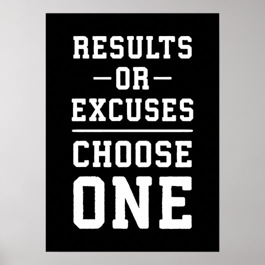 Inspirerende Citaat - Motivatie Poster van de Werk (Voorkant)