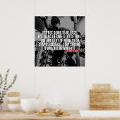 Inspirerende Citaat - Motivatie Poster van de Werk (Keuken)