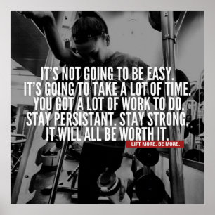 Inspirerende Citaat - Motivatie Poster van de Werk