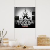 Inspirerende Citaat - Motivatie Poster van de Werk (Keuken)