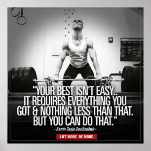 Inspirerende Citaat - Motivatie Poster van de Werk