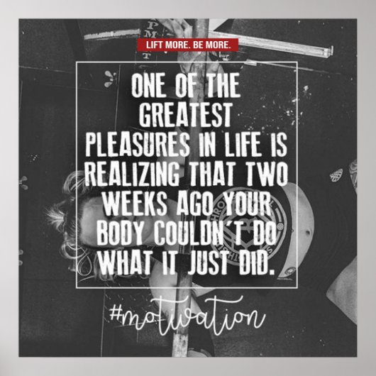 Inspirerende Citaat - Motivatie Poster van de Werk (Voorkant)