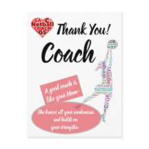 Inspirerende citaat Netball Coach Bedankt