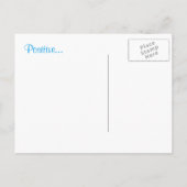 Inspirerende citaat van positiviteit briefkaart (Achterkant)