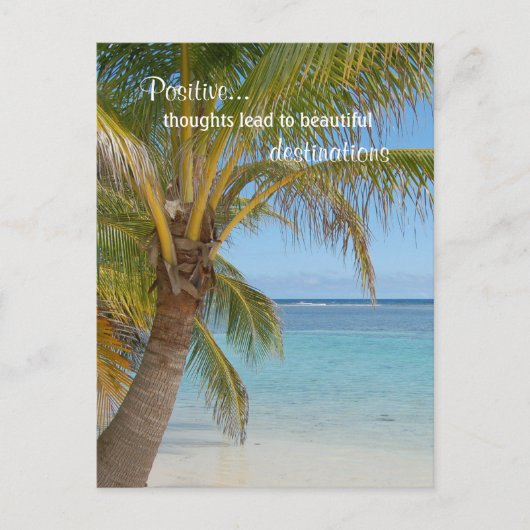 Inspirerende citaat van positiviteit briefkaart (Voorkant)
