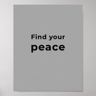 Inspirerende citaat wanddecoratie poster