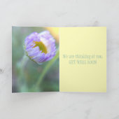 Inspirerende citat Bloem Macro Foto Sjabloon (Binnen)