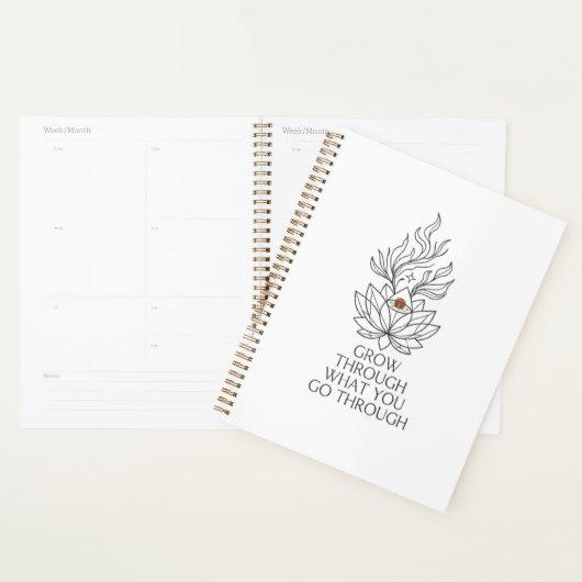 Inspirerende citat dagelijkse planner (Display)