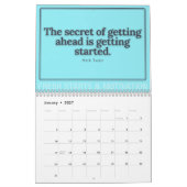 Inspirerende citaten 2026 kalender (Jan 2027)