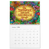 Inspirerende citaten Kleurrijke grillige inspirati Kalender (Jan 2026)