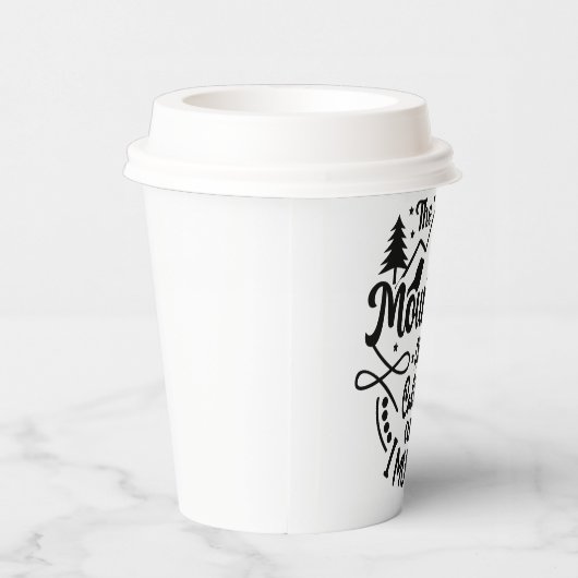 Inspirerende Citaten l Uniek Zwart & Wit Papieren Bekers (Rechts)