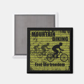 inspirerende citaten over fietsen magneet (Voorkant / Achterkant)