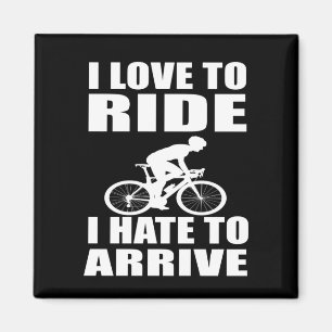 inspirerende citaten over fietsen magneet