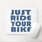inspirerende citaten over fietsen muismat (Met muis)