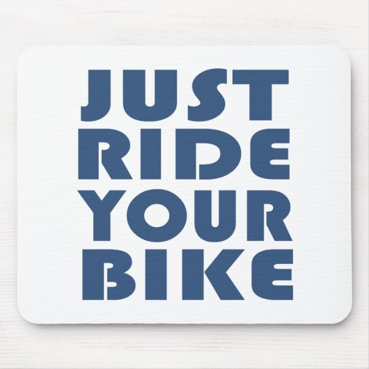 inspirerende citaten over fietsen muismat (Voorkant)