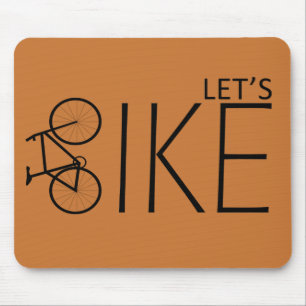 inspirerende citaten over fietsen muismat