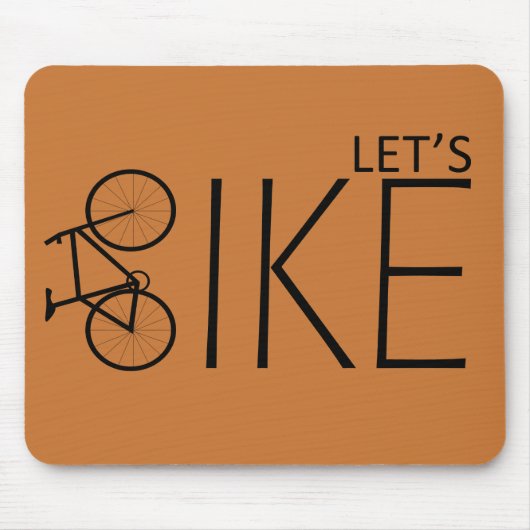 inspirerende citaten over fietsen muismat (Voorkant)