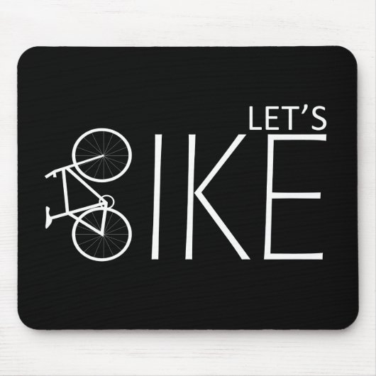 inspirerende citaten over fietsen muismat (Voorkant)