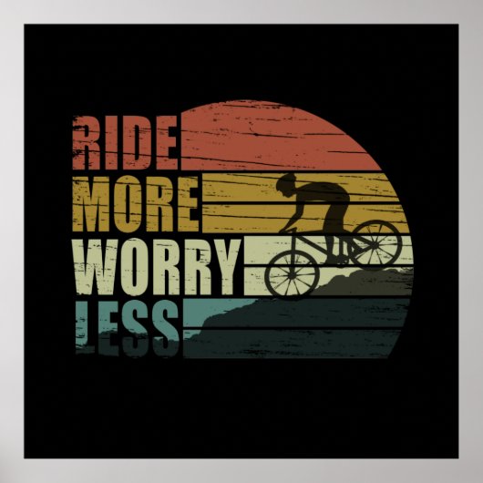 inspirerende citaten over fietsen poster (Voorkant)