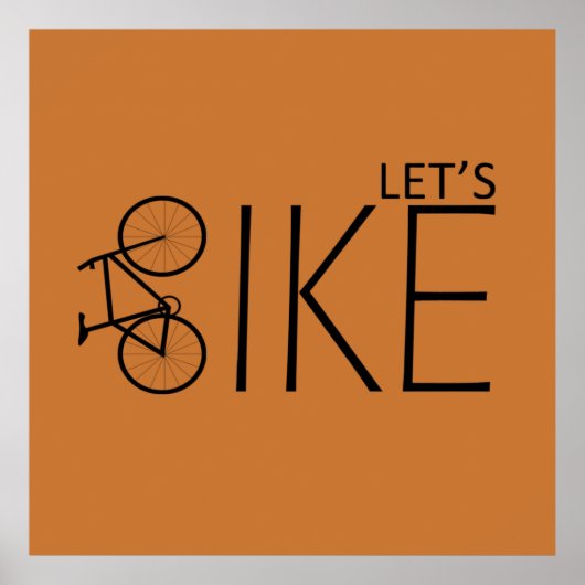 inspirerende citaten over fietsen poster (Voorkant)