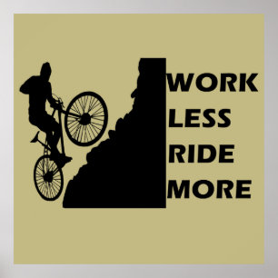 inspirerende citaten over fietsen poster