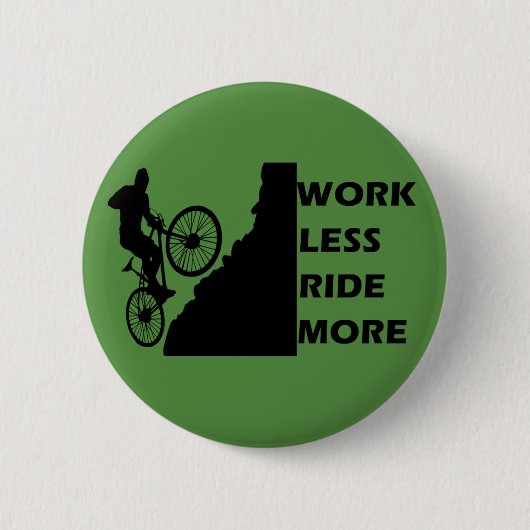 inspirerende citaten over fietsen ronde button 5,7 cm (Voorkant)