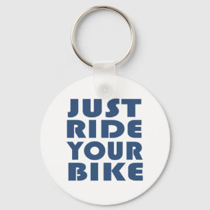 inspirerende citaten over fietsen sleutelhanger