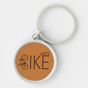 inspirerende citaten over fietsen sleutelhanger
