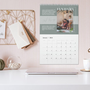 Inspirerende citaten & proza Familie Fotomomenten Kalender