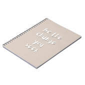 Inspirerende citaten spiraal notebook notitieboek (Linkerzijde)