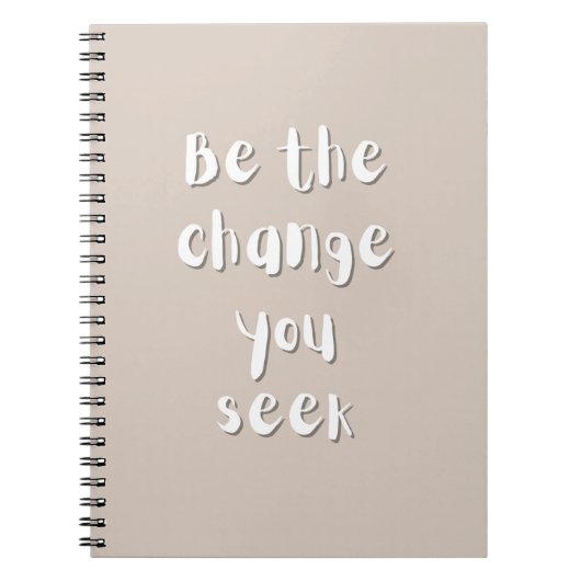 Inspirerende citaten spiraal notebook notitieboek (Voorkant)