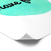 inspirerende citaten voor positieve vibes poster (Hoek)