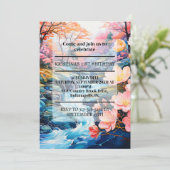 Inspirerende Country Creek verjaardagsfeestje Kaart (Staand voorkant)