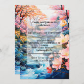 Inspirerende Country Creek verjaardagsfeestje Kaart (Voorkant / Achterkant)