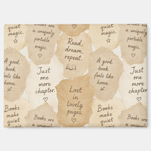 Inspirerende Crème Boeken Magie Magneet