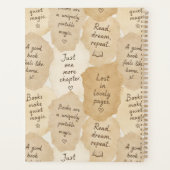 Inspirerende Crème Boeken Magie Planner (Achterkant)