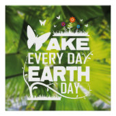 Inspirerende dag van de aarde perfect poster (Voorkant)