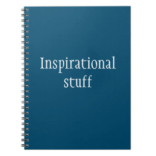 Inspirerende dingen Grappig Notitieboek