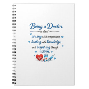 Inspirerende Dokter Citaten Medische Notitieboek C