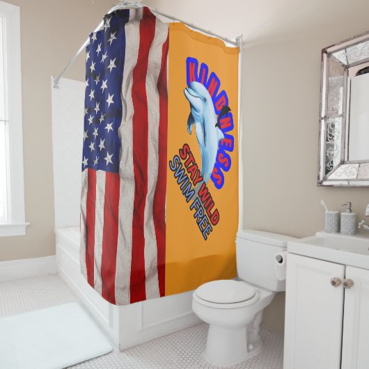 Inspirerende douchegordijn (In situ)