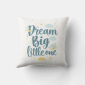 Inspirerende "Droom Groot Kleine" Kussen (Achterkant)