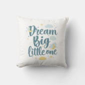 Inspirerende "Droom Groot Kleine" Kussen (Voorkant)