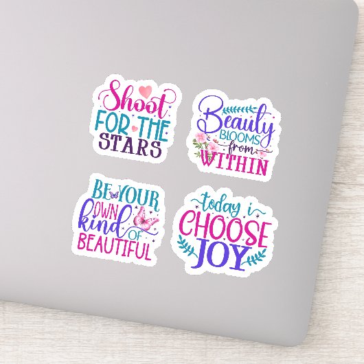 Inspirerende en Motiverende Kinderen Sticker (Detail)