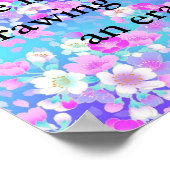 Inspirerende en Motiverende Spreuk over Leven Poster (Hoek)