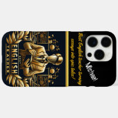 Inspirerende Engelse leraar leidt de klas Case-Mate iPhone Case (Achterkant (horizontaal))