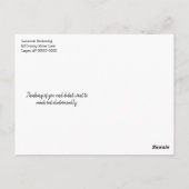 Inspirerende Espen Winterlandschap Foto & Citaat Briefkaart (Achterkant)