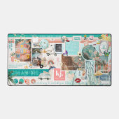 Inspirerende esthetische collage | Visiebord Bureaumat (Voorkant)